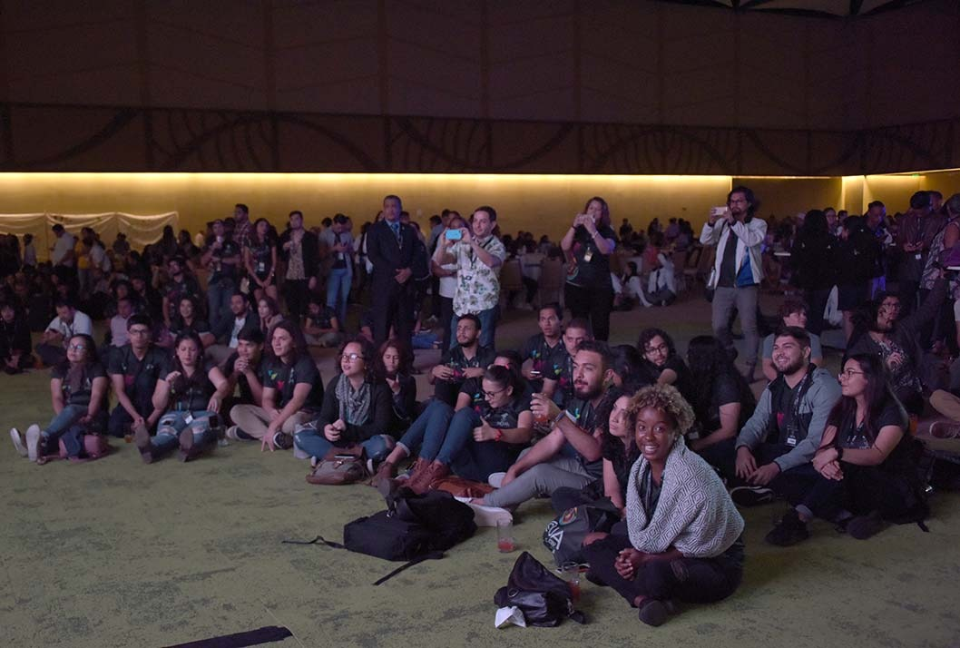 En el cierre del Ficcua 2019 los y las estudiantes participaron del acto de clausura.